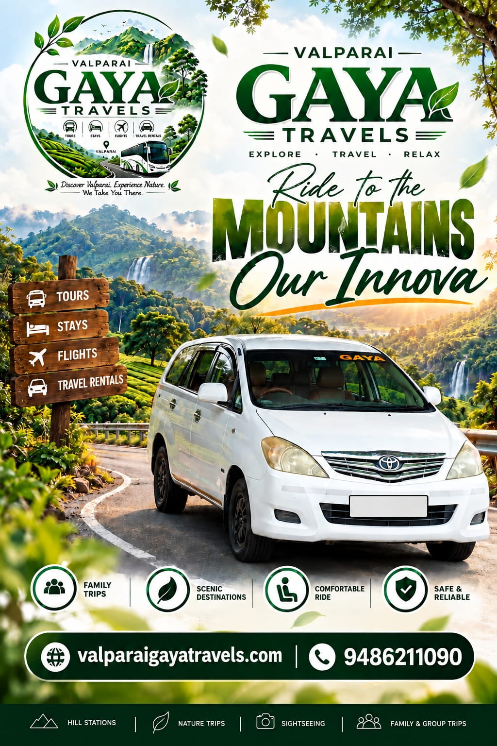 Valparai Gaya Travels Offer